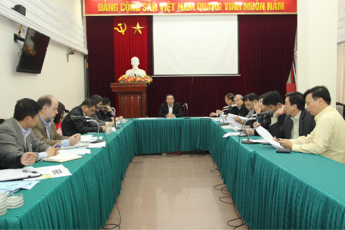 Thứ trưởng Nguyễn Hồng Trường chủ trì cuộc họp về tiến độ các Gói thầu A7, A8 Dự án đường cao tốc Nội Bài-Lào Cai